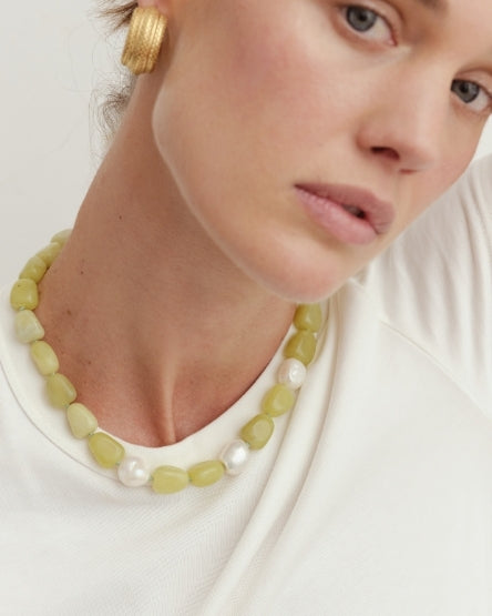 Solaya Necklace Lime