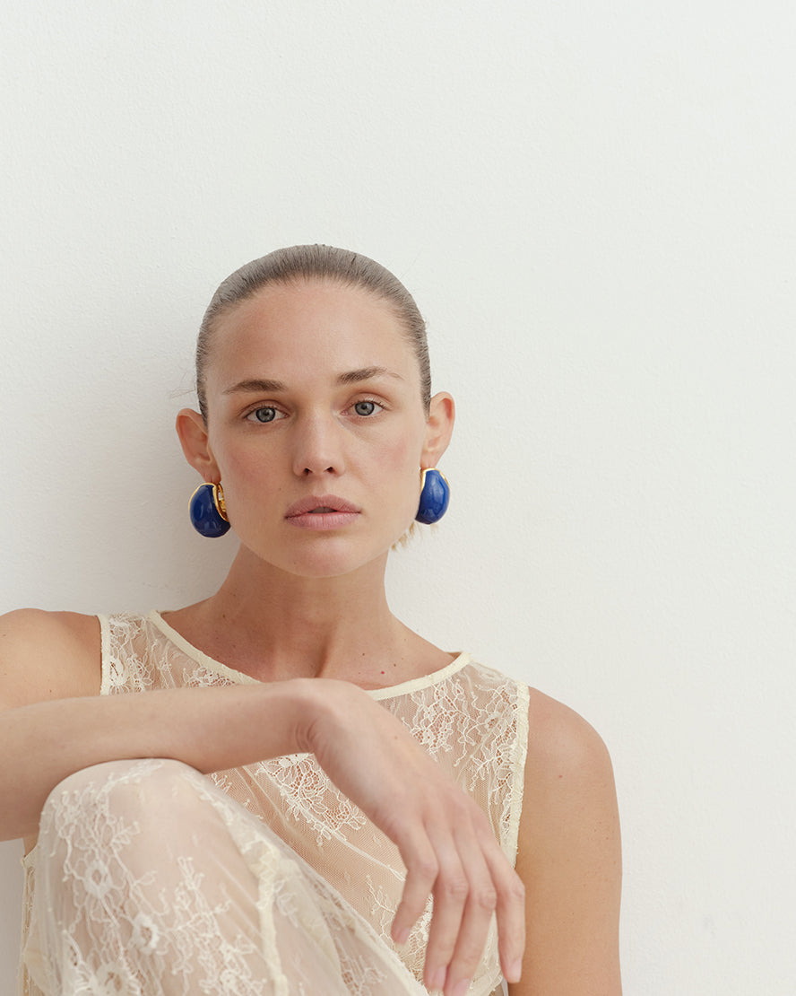 Thiago Earrings in Gold