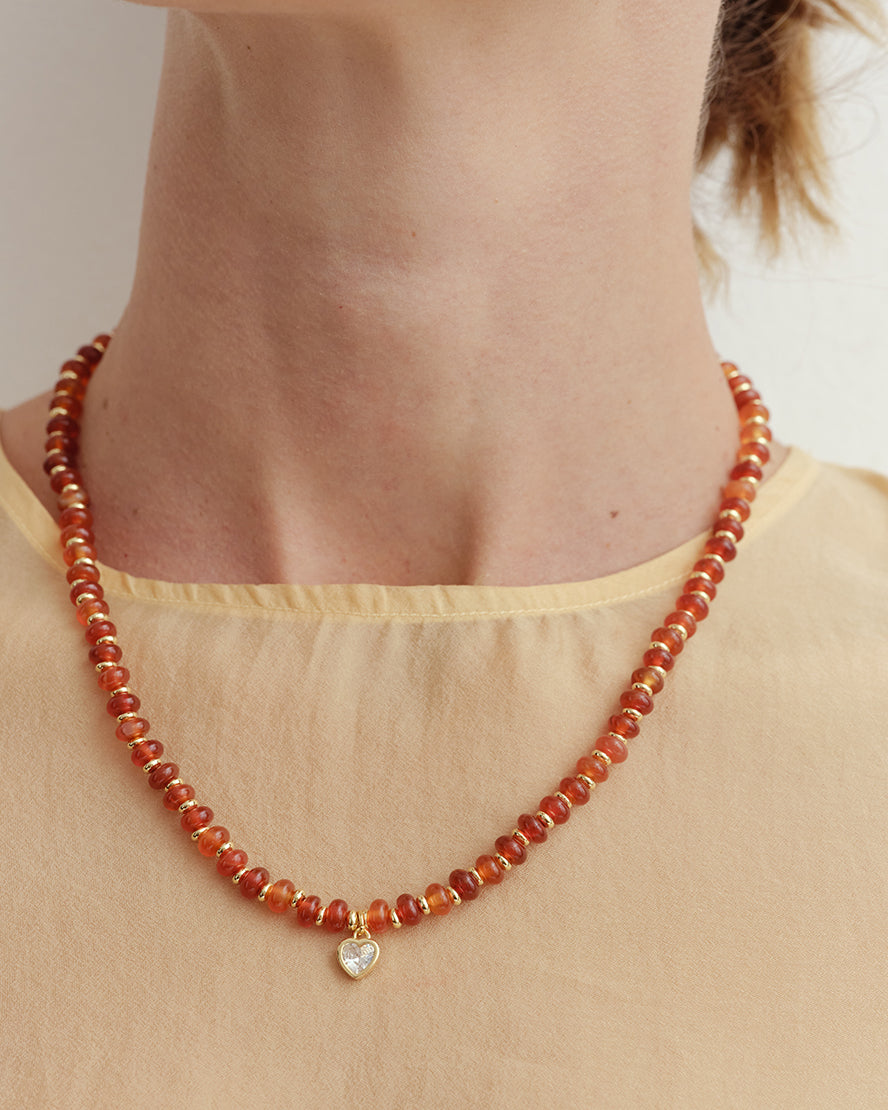 Luneth Necklace Red