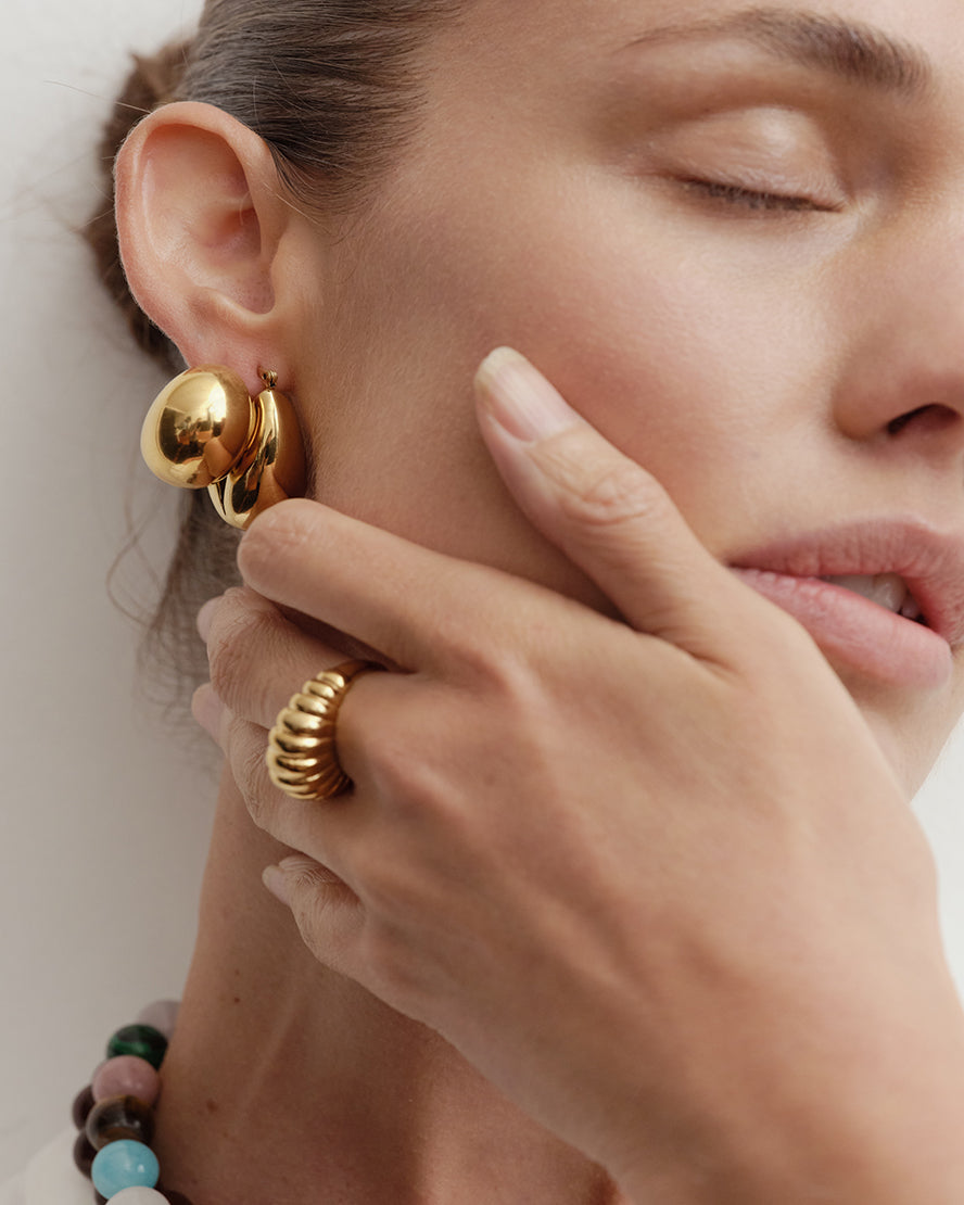 Aurelia Earrings in Gold