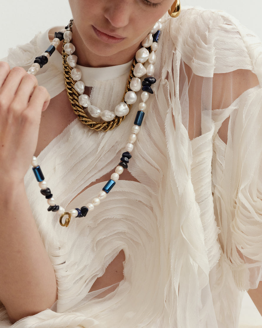 Mitzi Necklace in Pearl