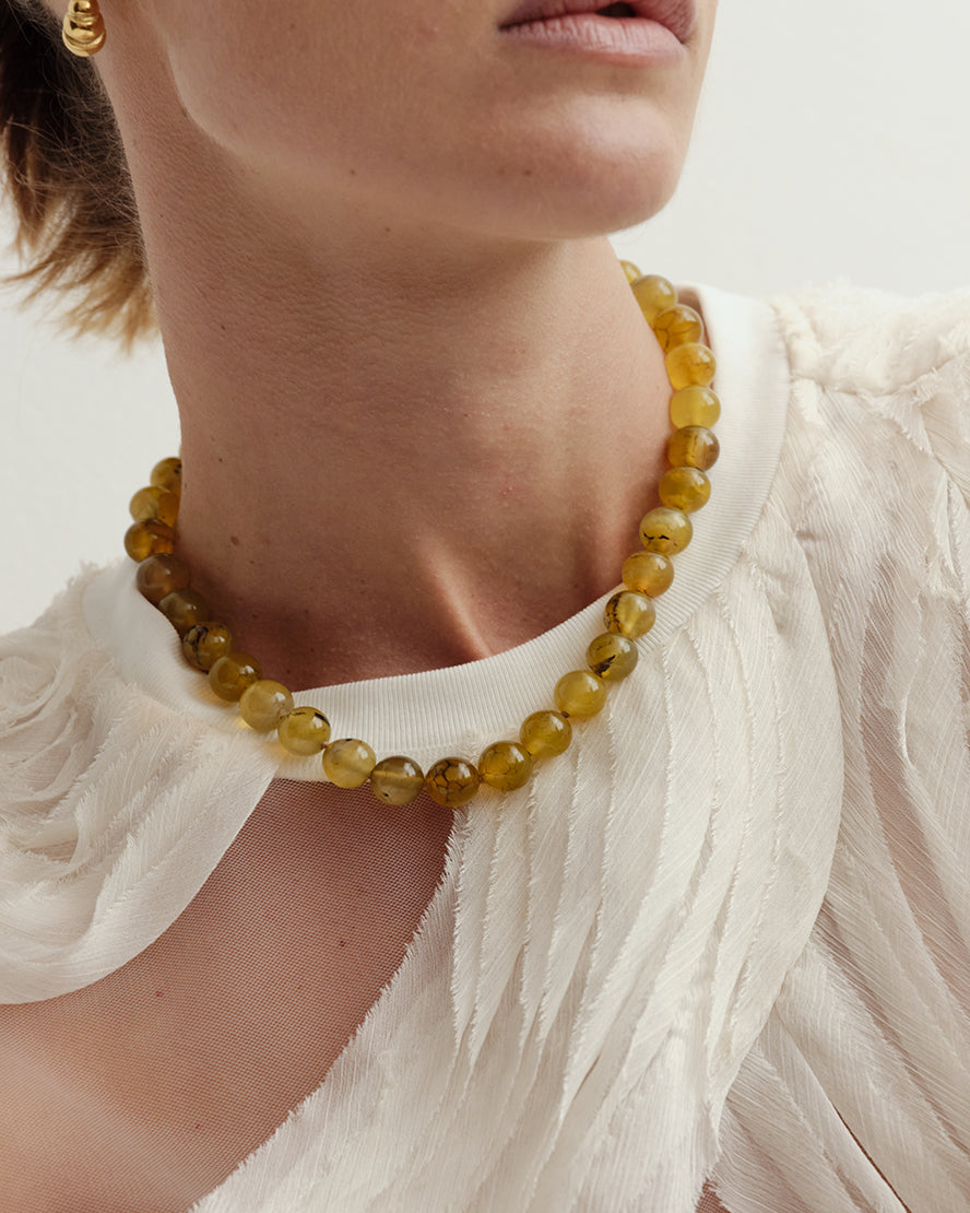 Tuscany Necklace Chartreuse