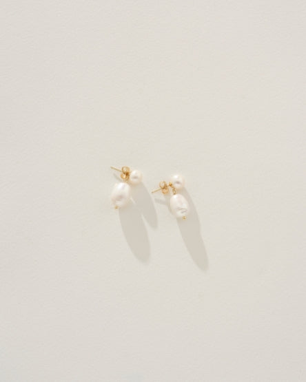Gennie Pearl Earrings Pearl