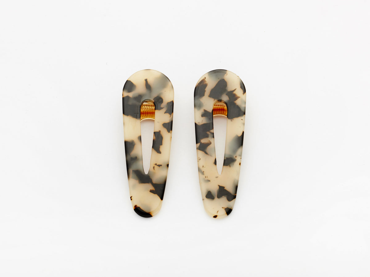 Kelly Clips in Tortoiseshell