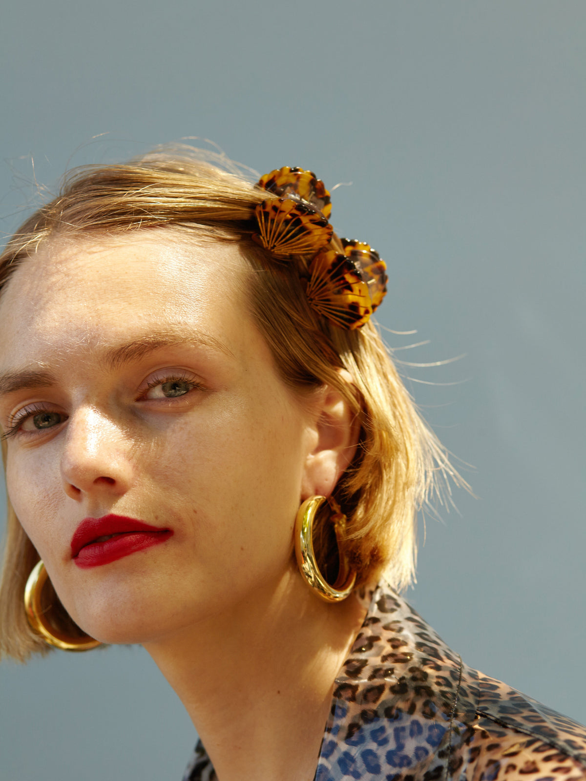 Ursula Shell Clips in Tortoiseshell
