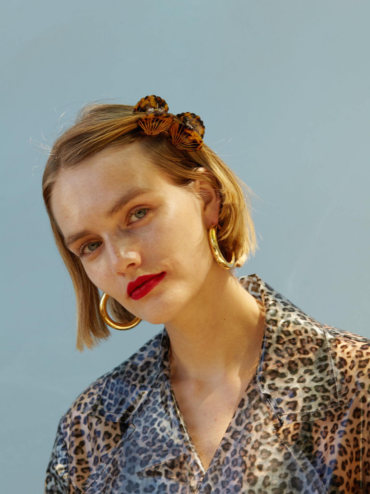 Ursula Shell Clips in Tortoiseshell