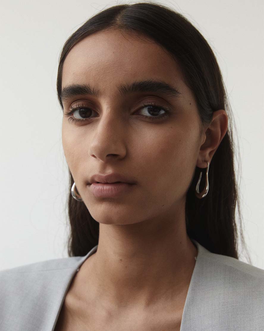 Alora Earrings in Silver