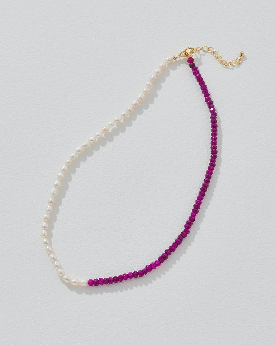 Birthstone Pearl Strand Necklace