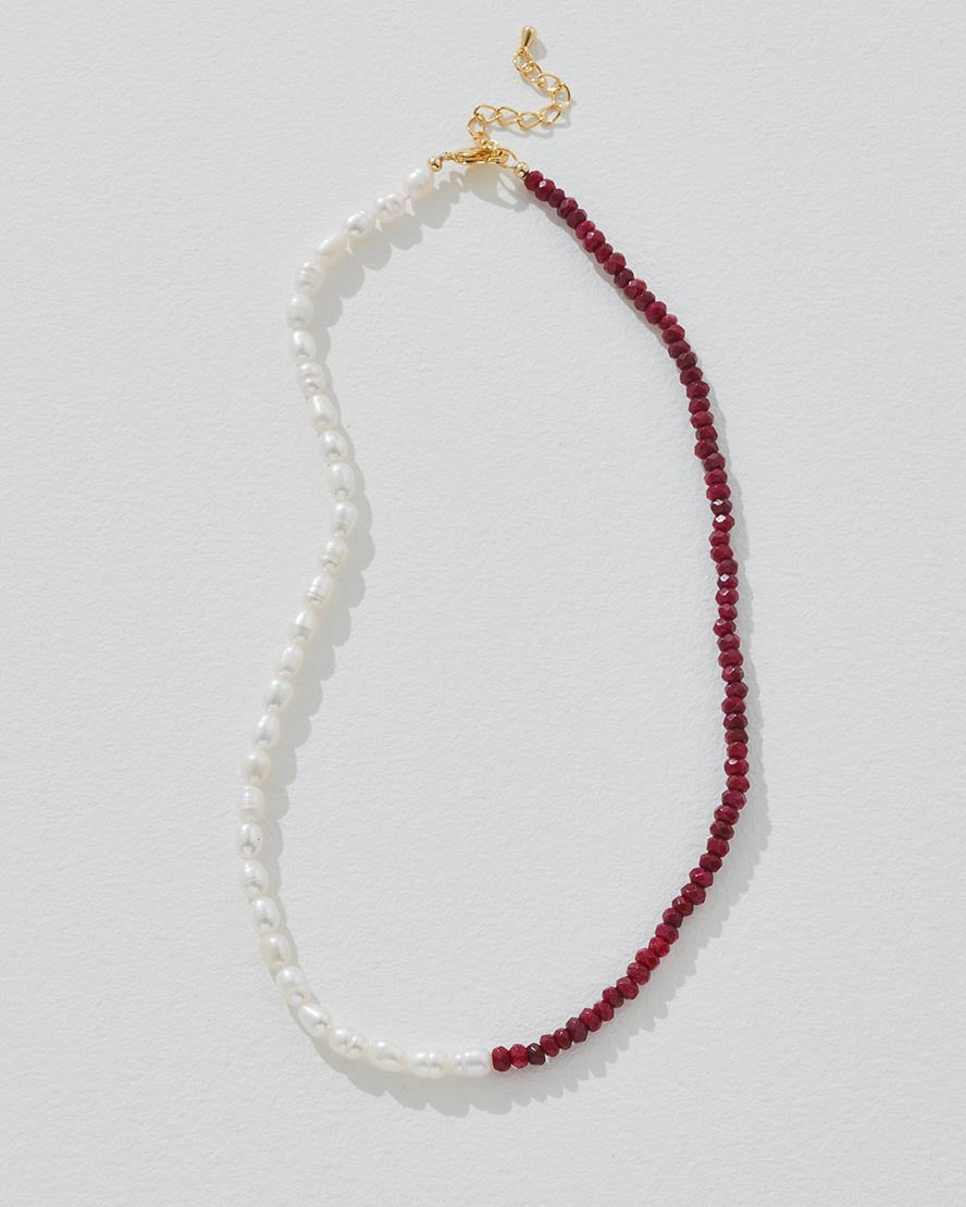 Birthstone Pearl Strand Necklace