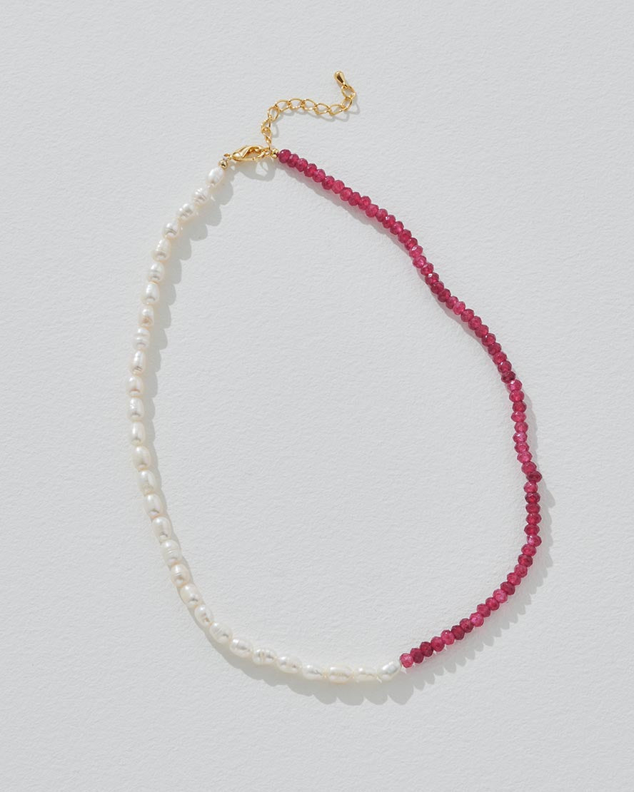 Birthstone Pearl Strand Necklace