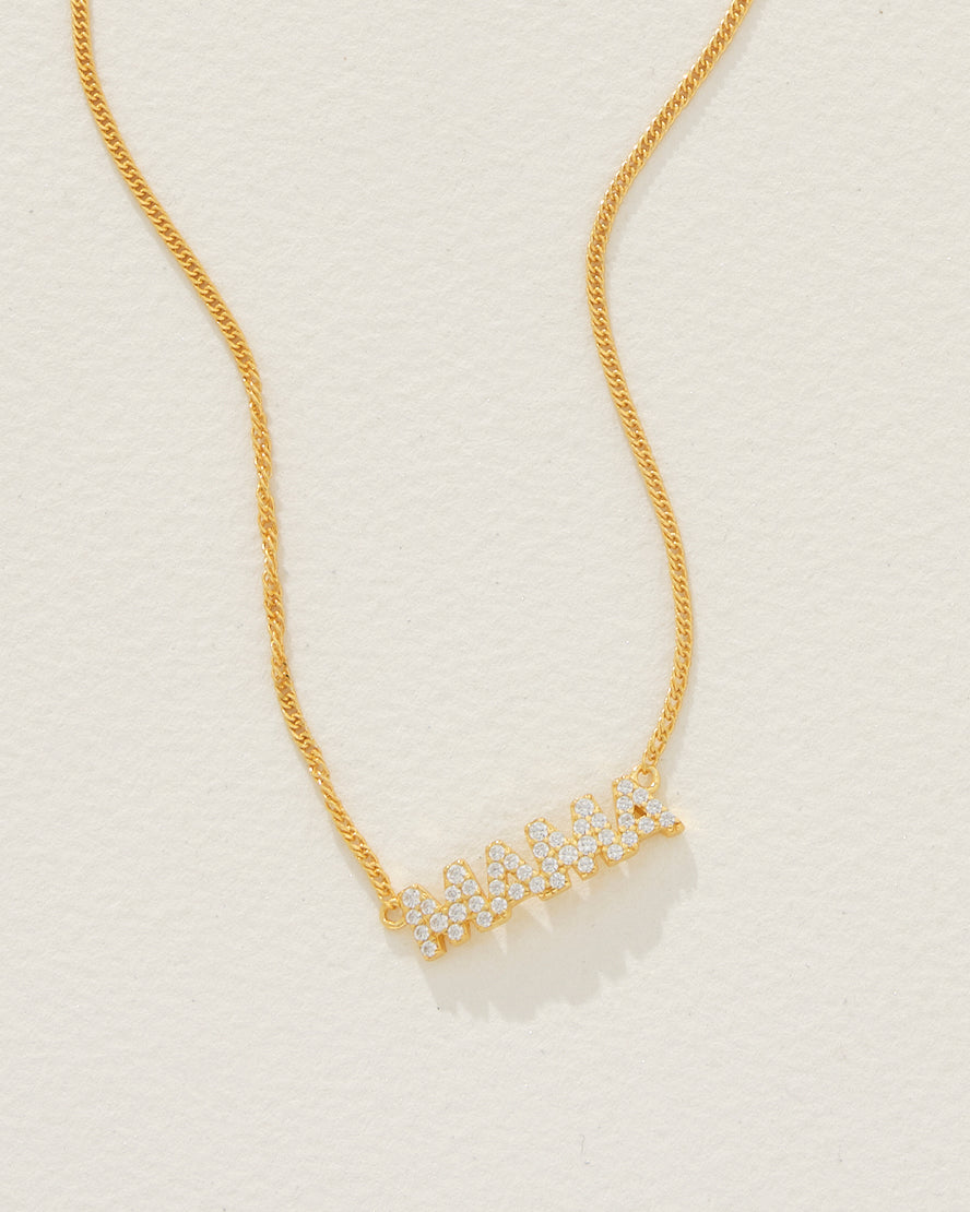 Crystal Mama Necklace