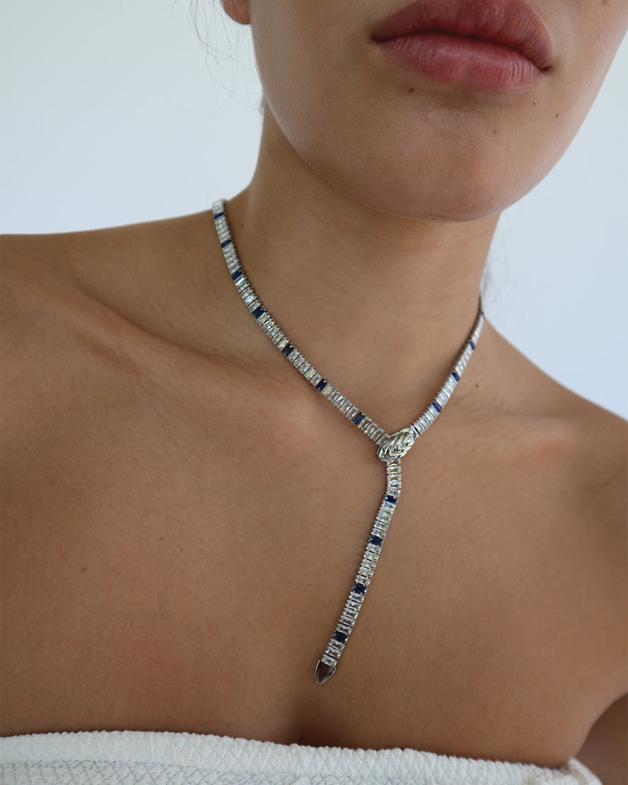 Fia Necklace in Silver