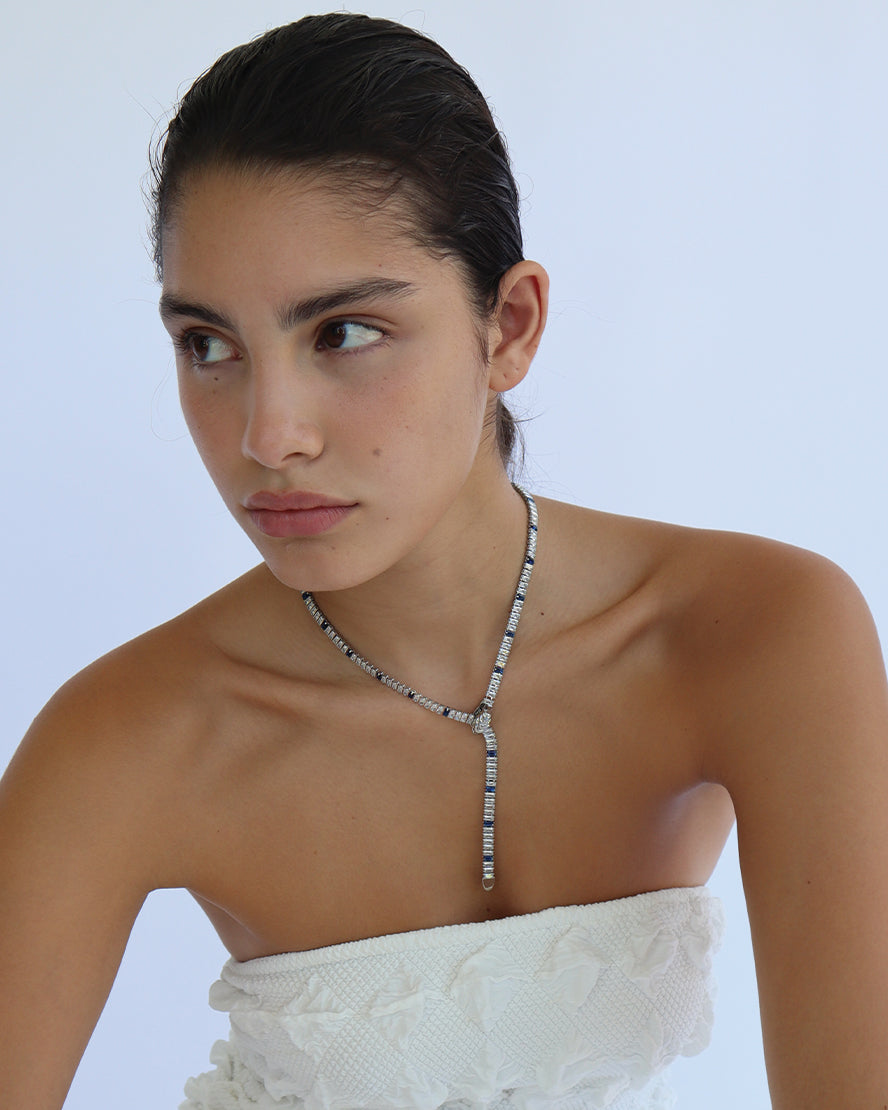 Fia Necklace in Silver