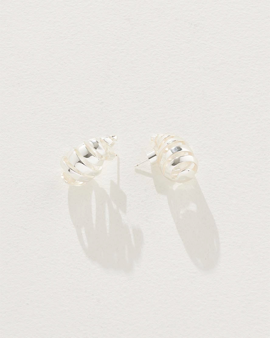 Gwen Earrings in Silver