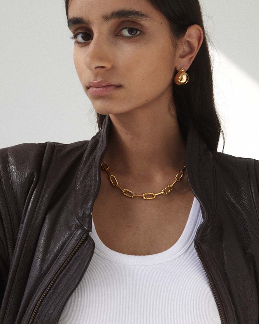 Haven Earrings in Gold