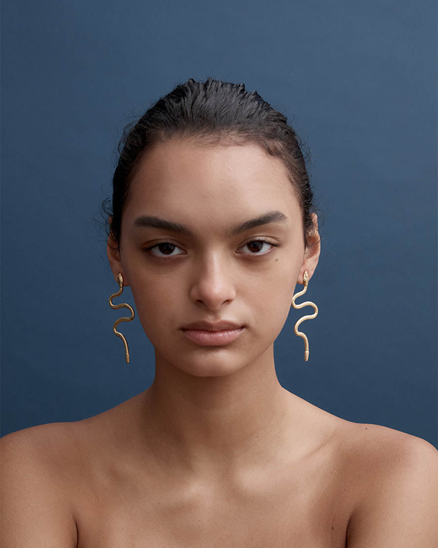 Hudson Earrings in Gold