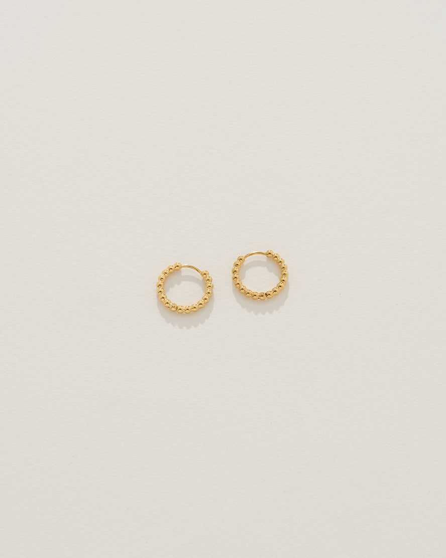 Isolde Huggies in Gold