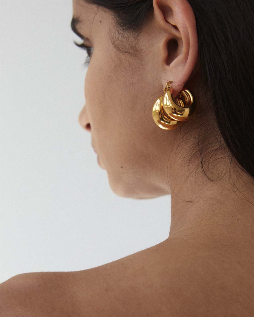 Jayla Earrings in Gold