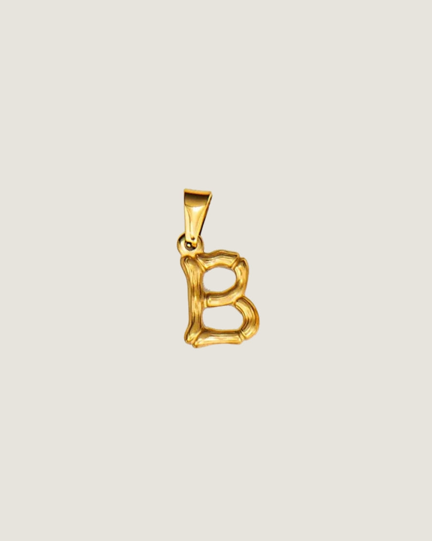 Initial Gold Charm
