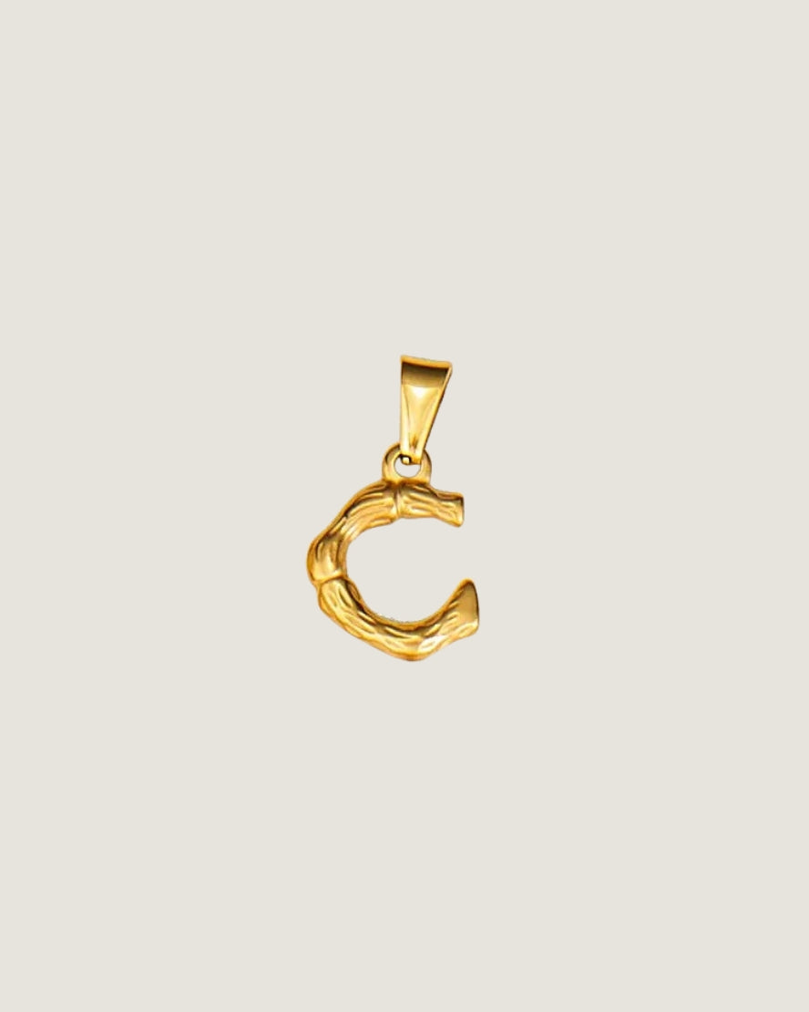 Initial Gold Charm