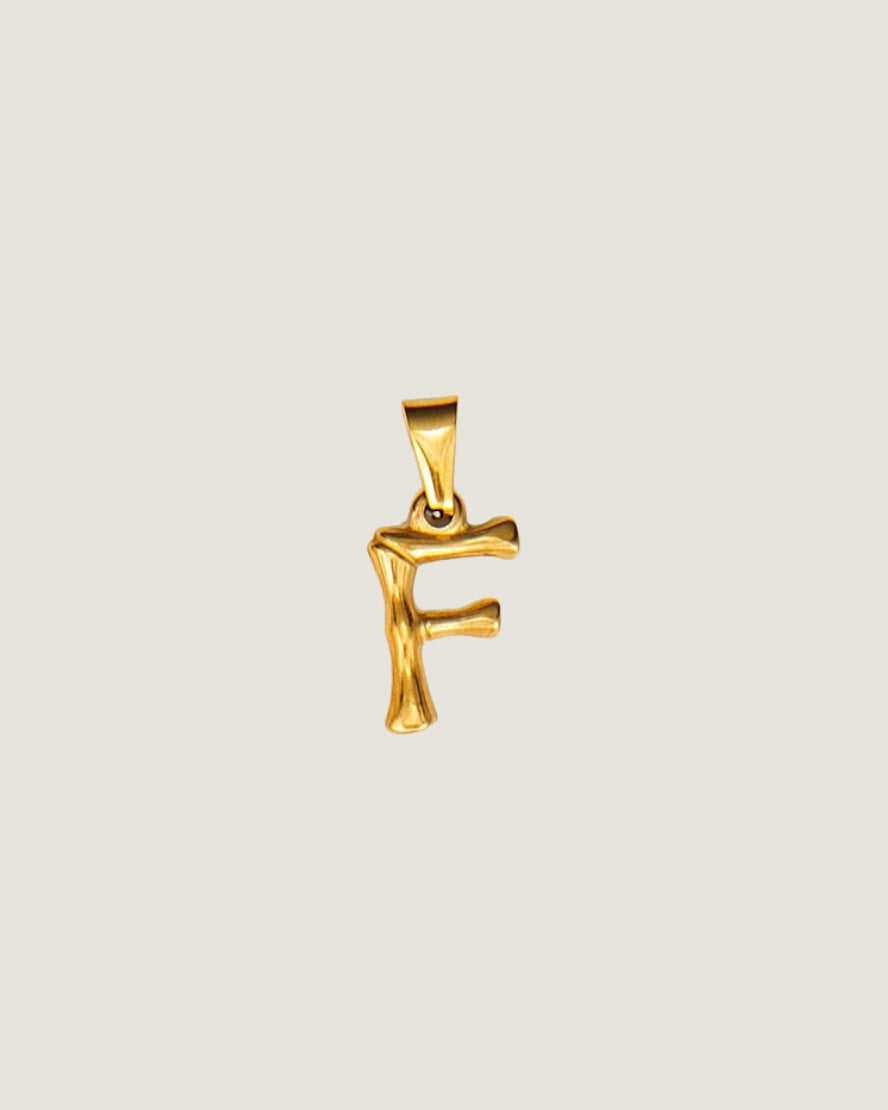 Initial Gold Charm