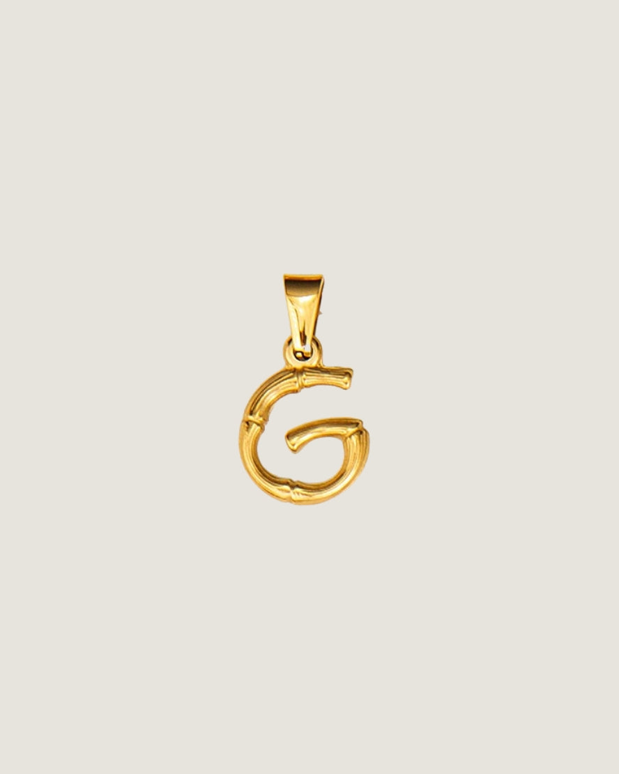 Initial Gold Charm