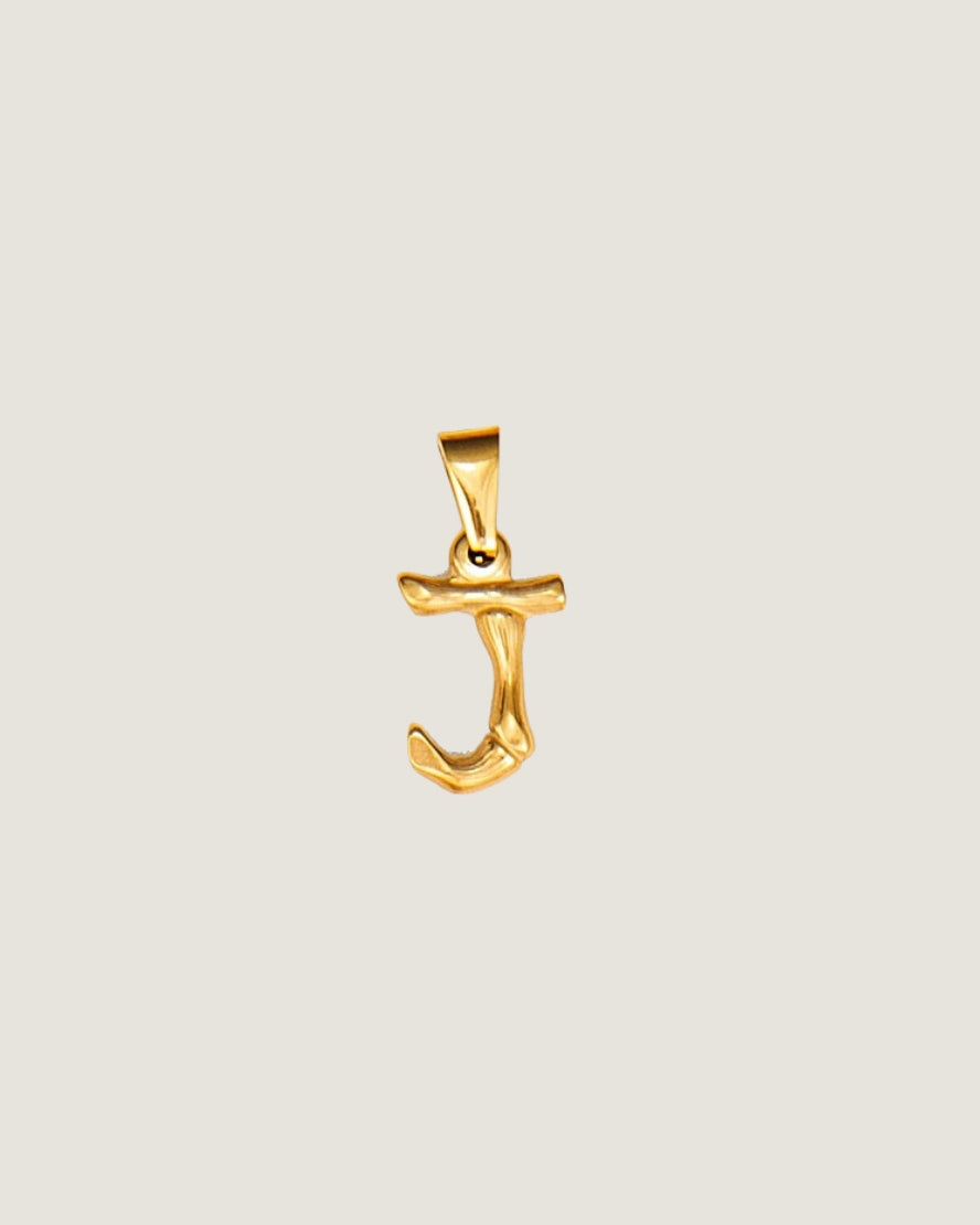 Initial Gold Charm