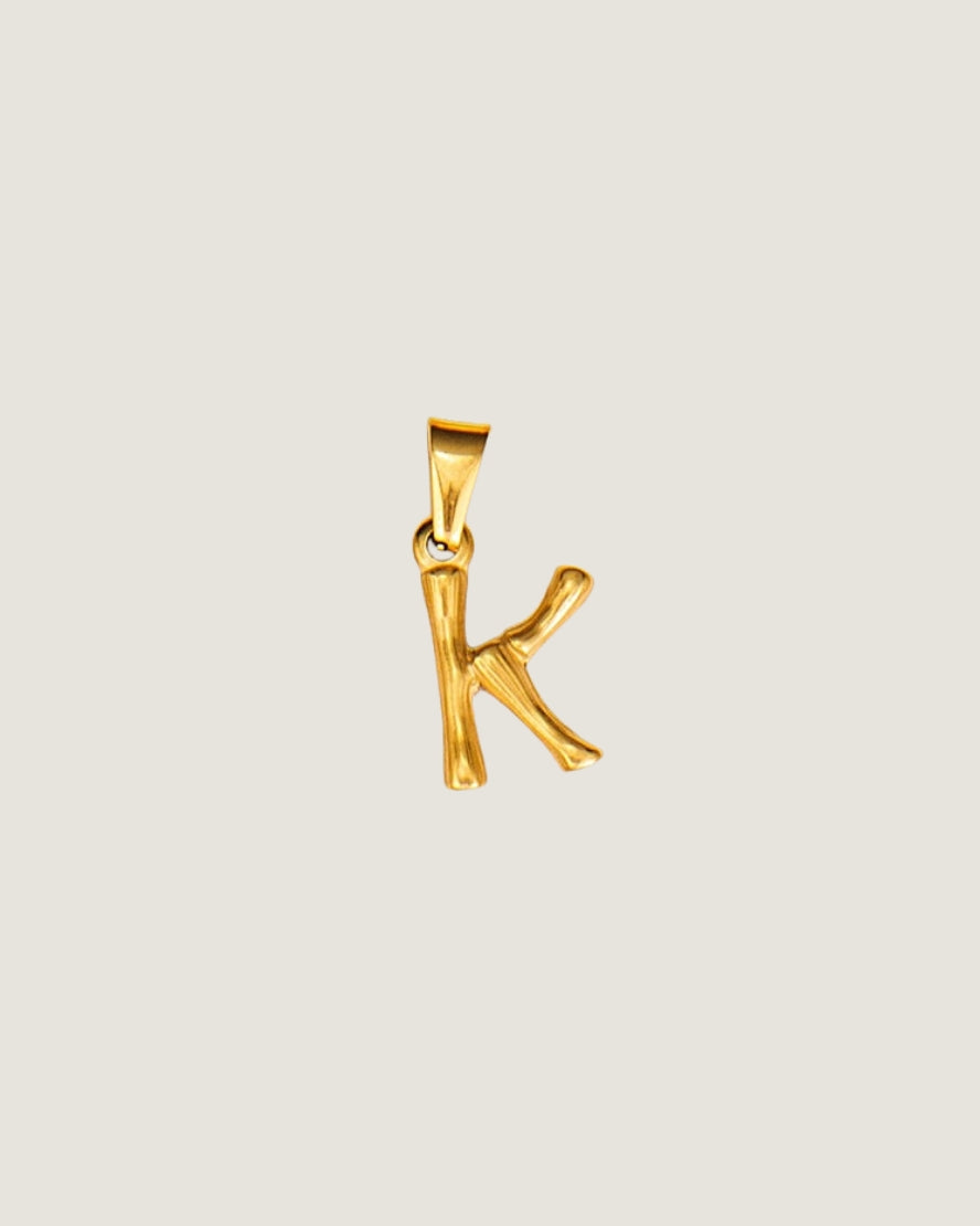 Initial Gold Charm