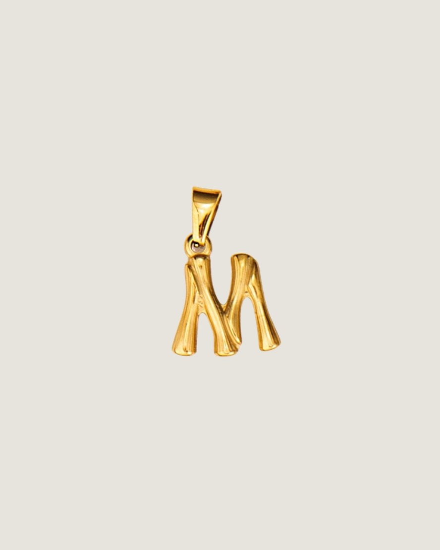 Initial Gold Charm