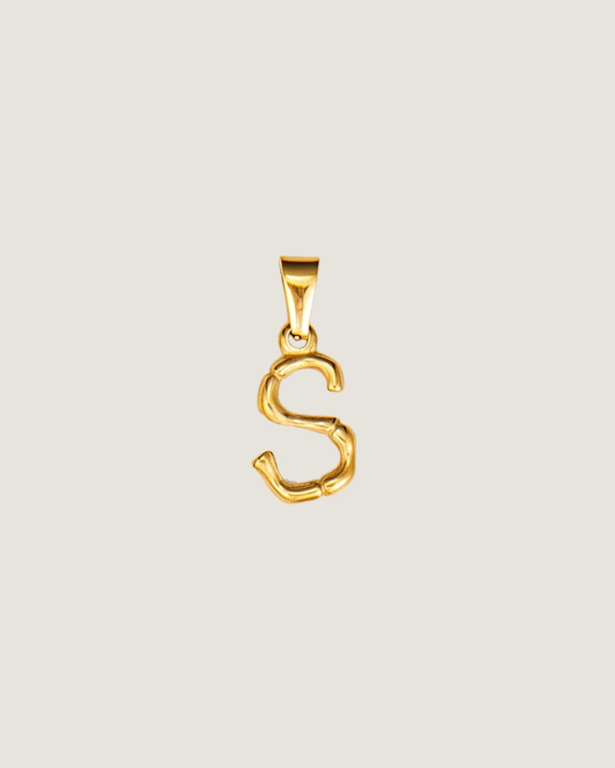 Initial Gold Charm