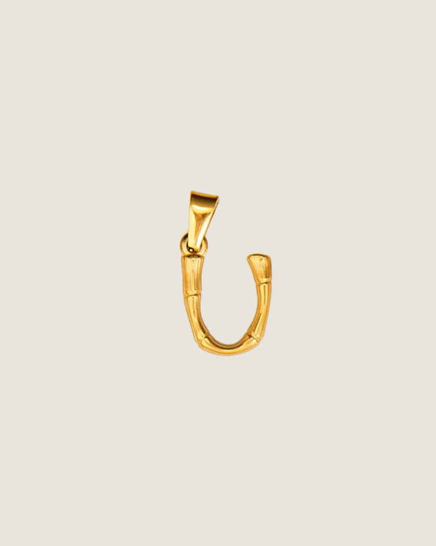 Initial Gold Charm
