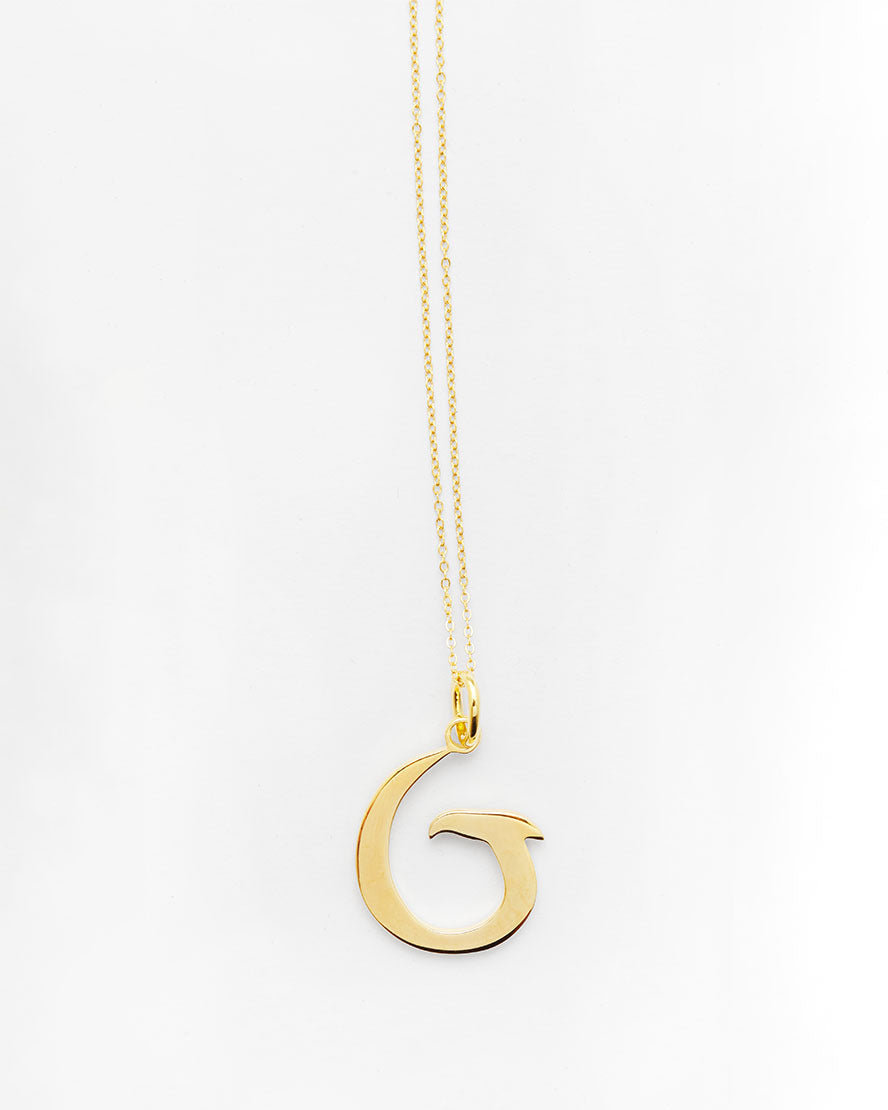 Gold Letter G Necklace