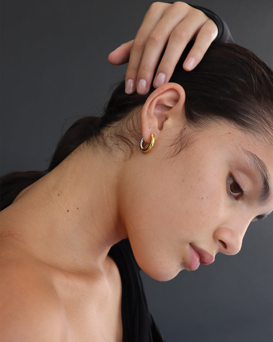 Maris Hoops in Gold & Silver