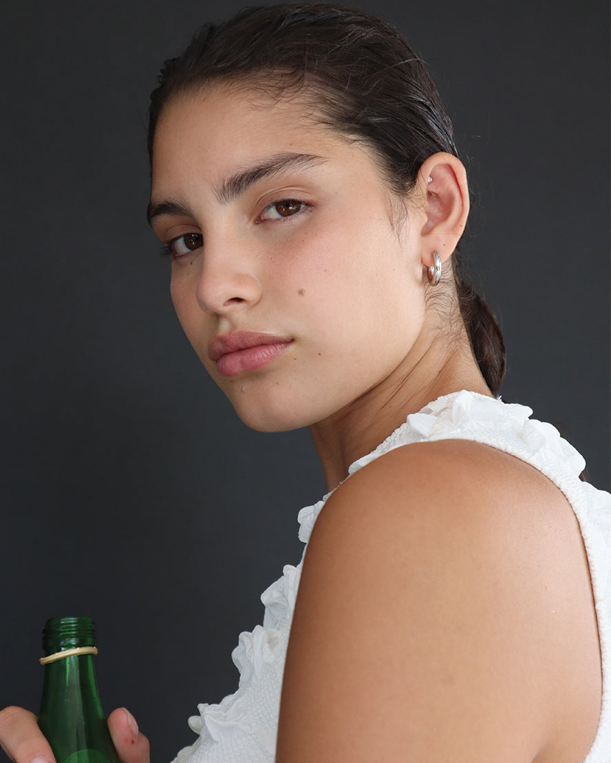 Maris Hoops in Silver