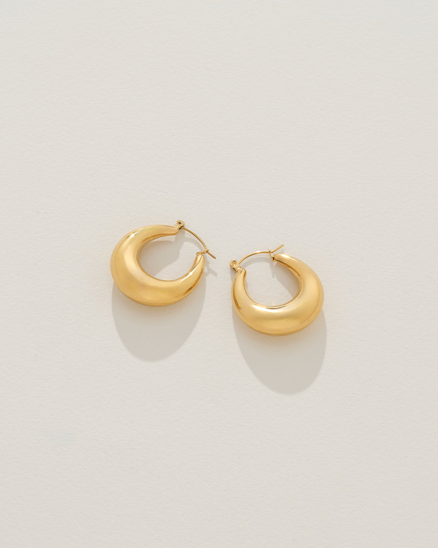 Paloma Hoops in Gold