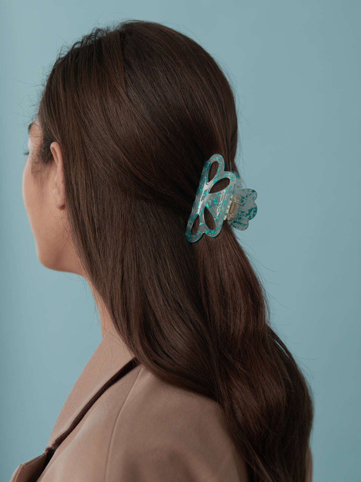 Phoebe Clip Aqua