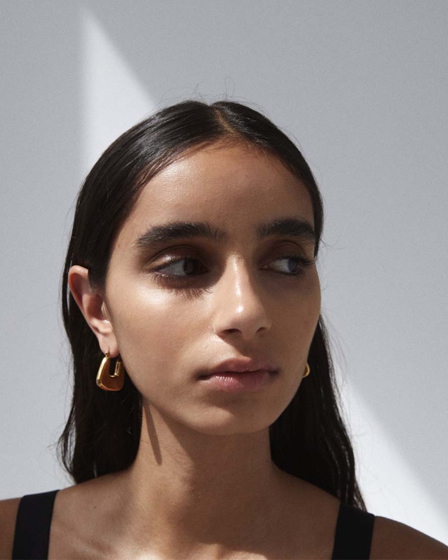 Raegen Earrings in Gold