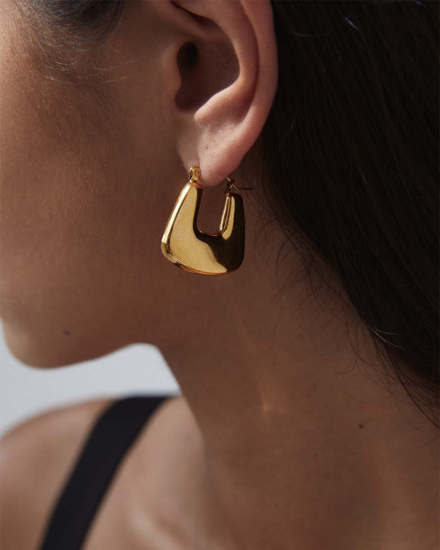 Raegen Earrings in Gold