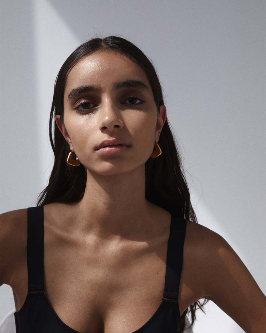 Raegen Earrings in Gold