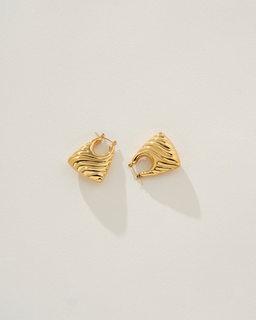 Anja Hoop Earrings Gold