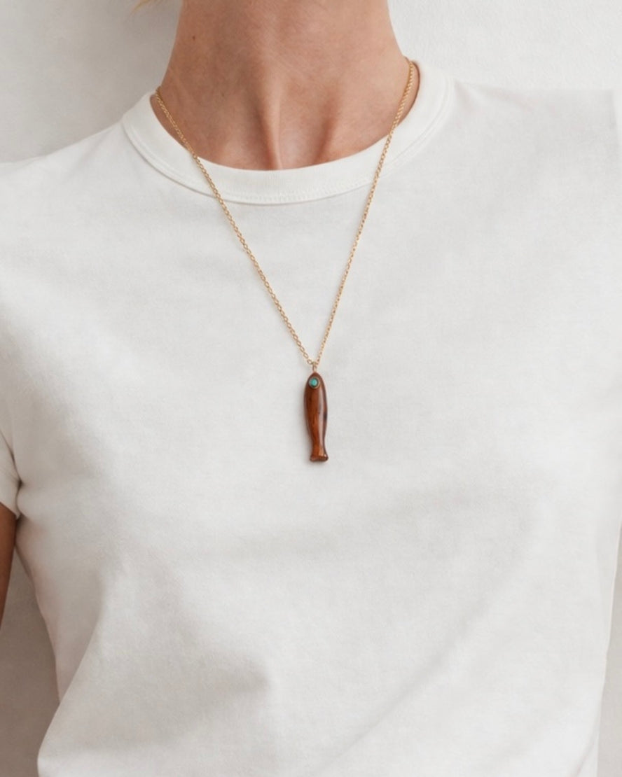 Samara Necklace Brown