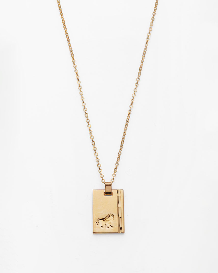 Gold Star Sign Necklace
