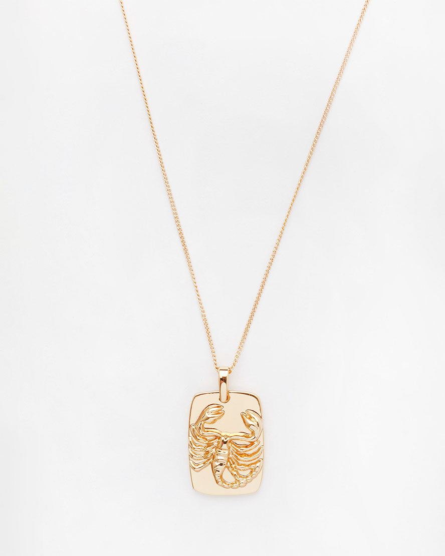 Zodiac Necklace Scorpio