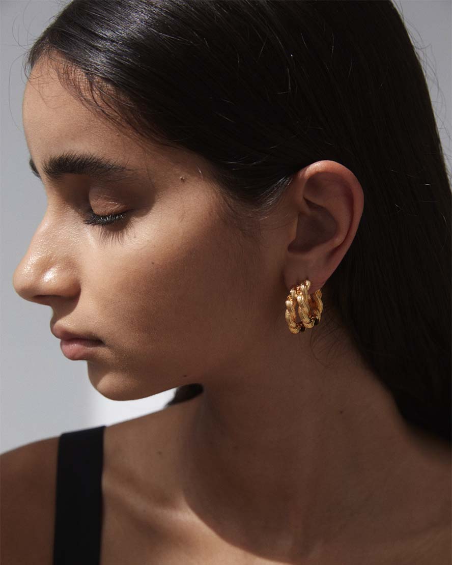 Shyla Earrings in Gold