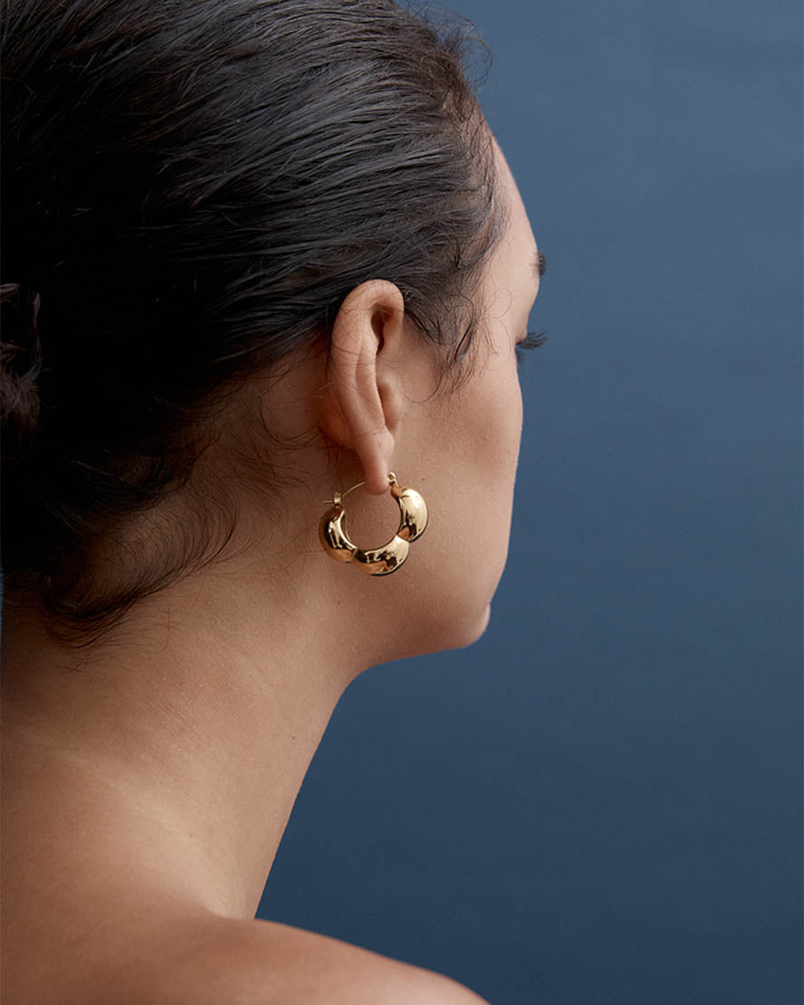 Wyatt Earrings in Gold