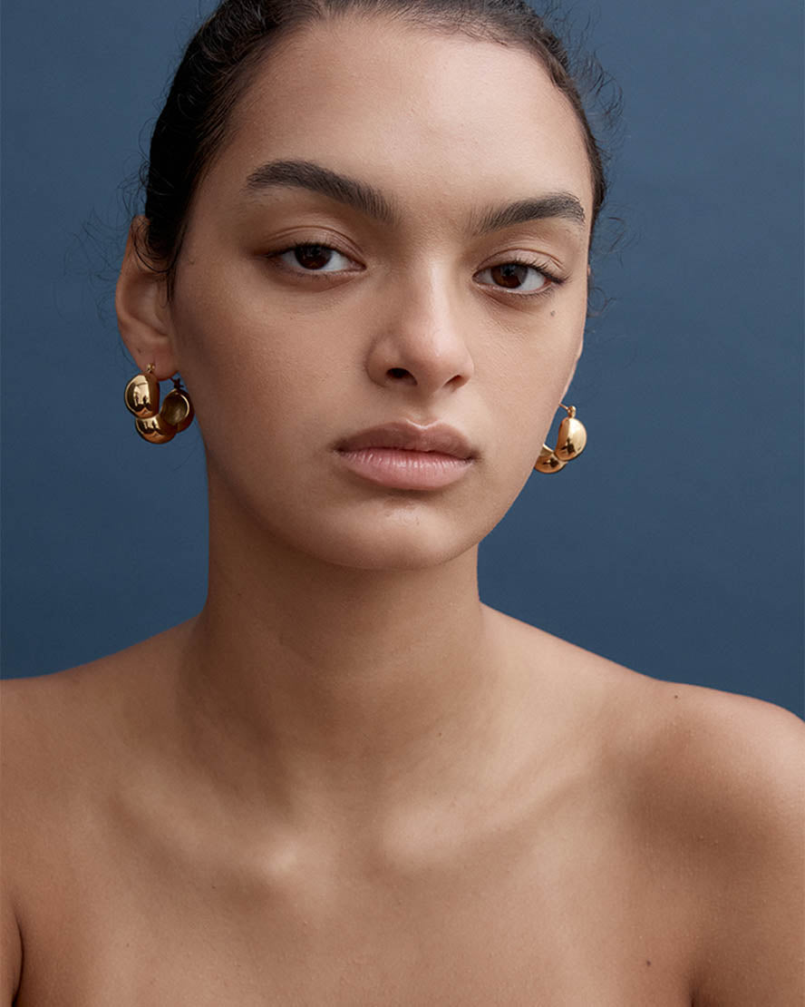 Wyatt Earrings in Gold