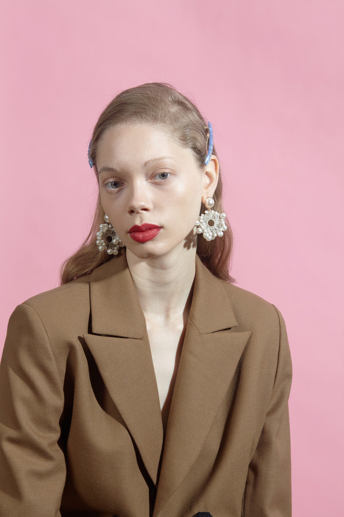 Mafalda Barrettes in Blue