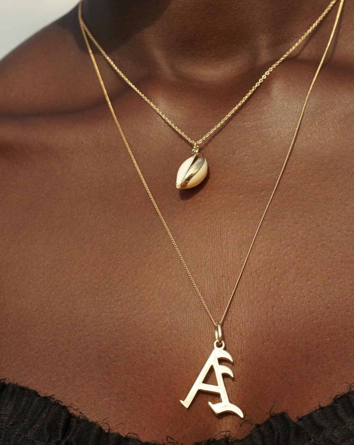 Gold Letter K Necklace