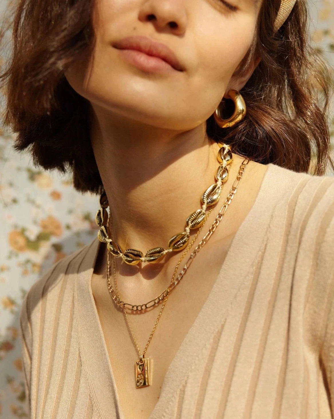 Gold Star Sign Necklace