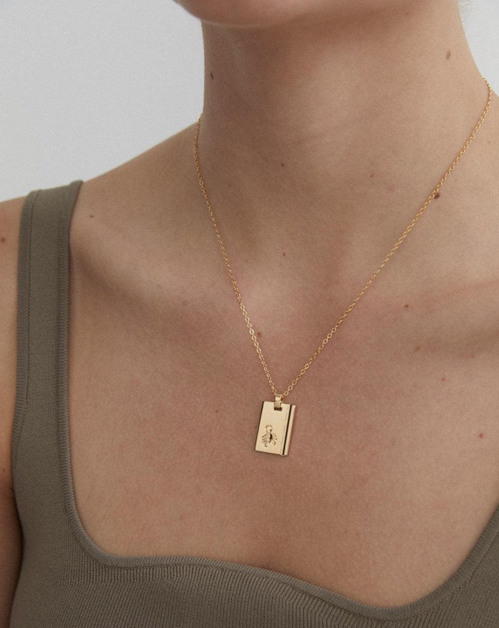 Gold Star Sign Necklace